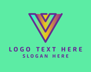 Gaming - Gradient Tech Hologram logo design