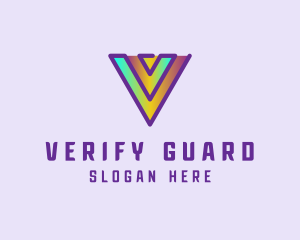 Gradient Tech Hologram logo design