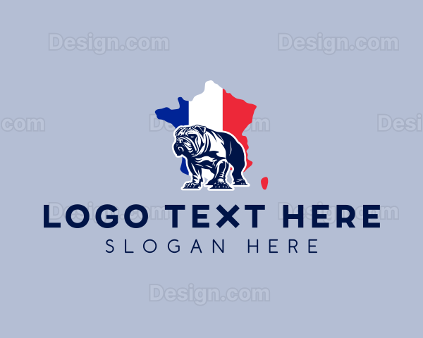 French Bulldog Pet Logo