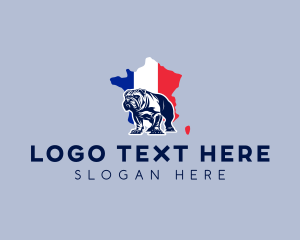 French Bulldog Pet logo