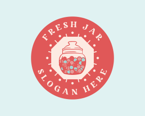 Bubblegum Candy Jar logo design