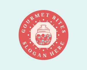 Bubblegum Candy Jar logo design