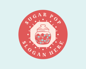 Bubblegum Candy Jar logo design