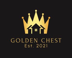 Residential Home Golden Crown logo design