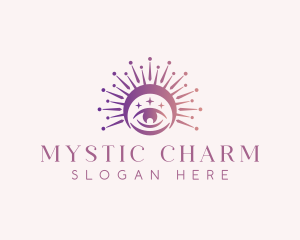 Eye Moon Boho logo design