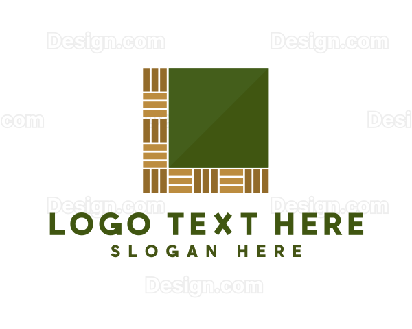 Tile Flooring Parquet Logo