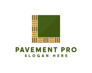 Tile Flooring Parquet logo design