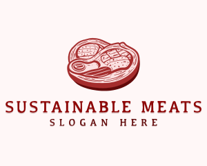 Beef Steak Meat logo
