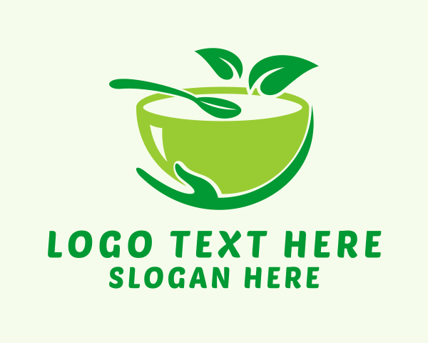 Vegetarian logo example 4