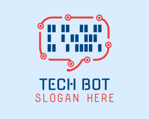 Digital Chat Bot logo design