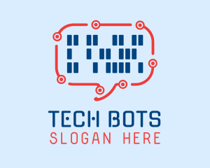 Digital Chat Bot logo design
