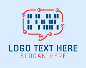 Social - Digital Social Chat Bot logo design