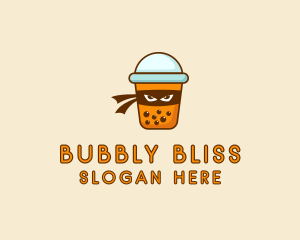 Ninja Bubble Tea  logo design