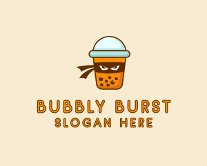 Ninja Bubble Tea  logo design