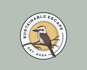 Kookaburra Bird Animal logo