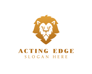 Premium Lion Wildlife logo design