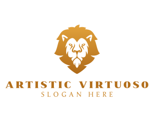 Premium Lion Wildlife logo design