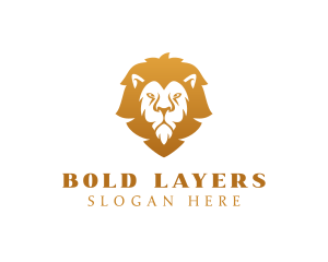 Premium Lion Wildlife logo design