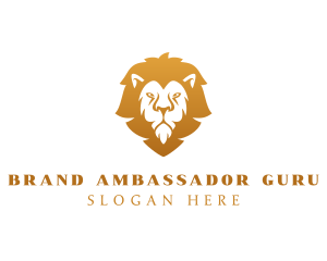 Premium Lion Wildlife logo design