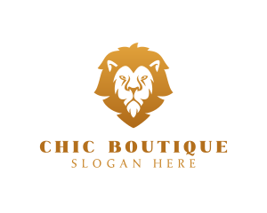 Premium Lion Wildlife logo design