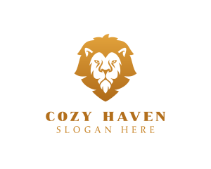 Premium Lion Wildlife logo design