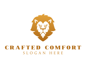 Premium Lion Wildlife logo design