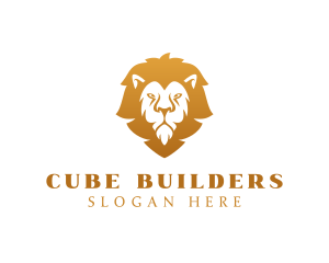 Premium Lion Wildlife logo design