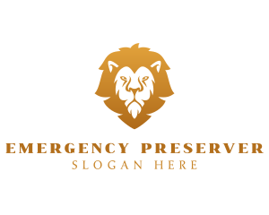 Premium Lion Wildlife logo design