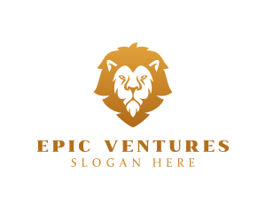 Premium Lion Wildlife logo design