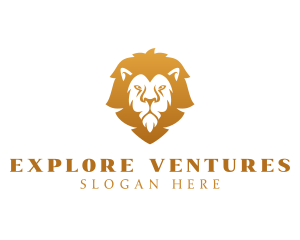 Premium Lion Wildlife logo design