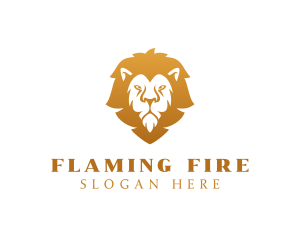 Premium Lion Wildlife logo design