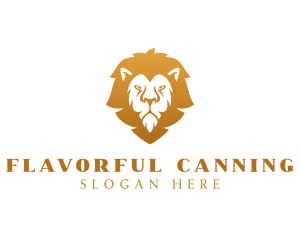 Premium Lion Wildlife logo design