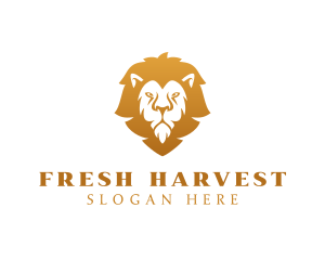 Premium Lion Wildlife logo design