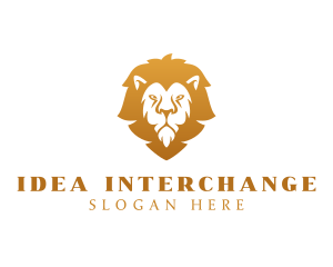 Premium Lion Wildlife logo design