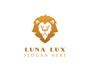 Premium Lion Wildlife logo design