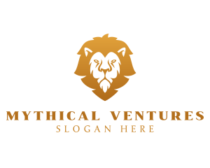 Premium Lion Wildlife logo design