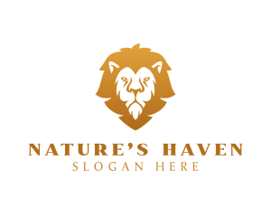 Premium Lion Wildlife logo