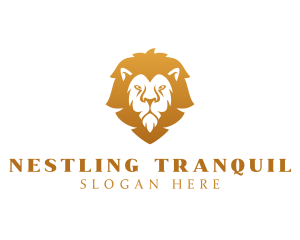 Premium Lion Wildlife logo design