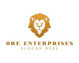 Premium Lion Wildlife logo design