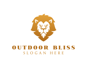 Premium Lion Wildlife logo design