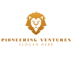 Premium Lion Wildlife logo design