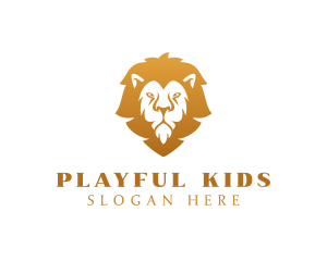 Premium Lion Wildlife logo design