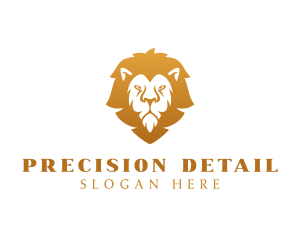 Premium Lion Wildlife logo design