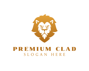 Premium Lion Wildlife logo design