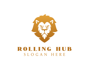 Premium Lion Wildlife logo design