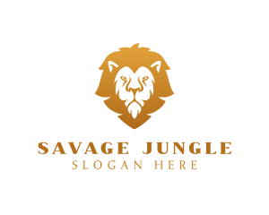 Premium Lion Wildlife logo design