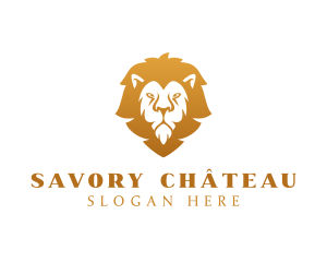 Premium Lion Wildlife logo design