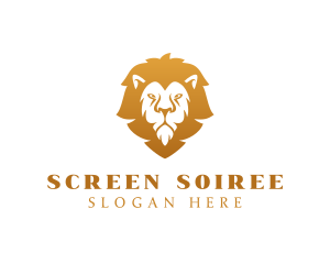 Premium Lion Wildlife logo design