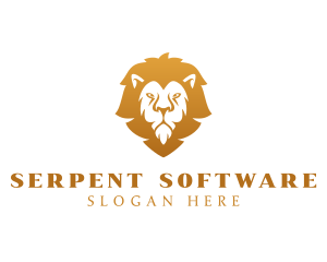 Premium Lion Wildlife logo design