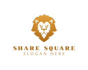 Premium Lion Wildlife logo design